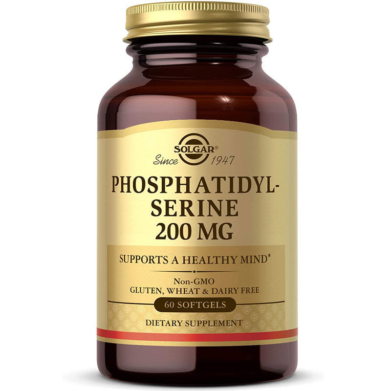 Фото - Вітаміни й мінерали SOLGAR Phosphatidyl-Serine 200Mg Suplementy diety, 60 kaps. 