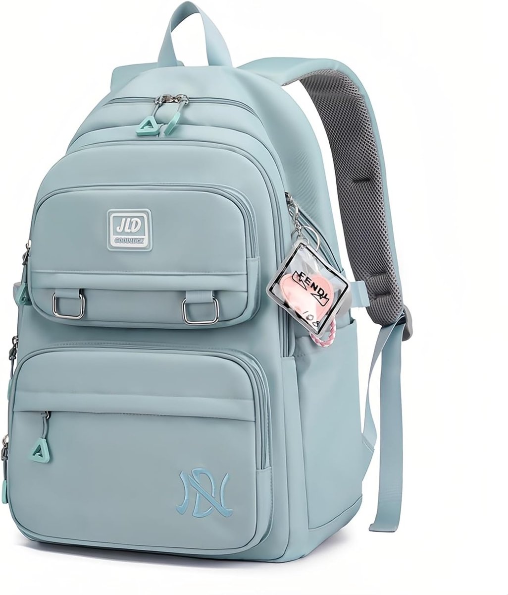 Solid Color Children Girls Backpack Primary School Boys Backpack (Blue ...
