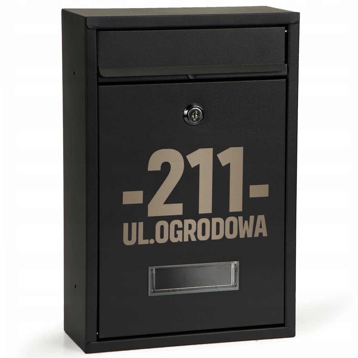 Solidna Skrzynka Pocztowa z Personalizowany Adres i Grawerowanymi ...