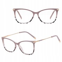 SOLIDNE Damskie Okulary SLIM Zerówki do KOMPUTERA Blue Light OPRAWKI