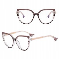 SOLIDNE Damskie Okulary Zerówki do KOMPUTERA Blue Light OPRAWKI NA OBCASIE