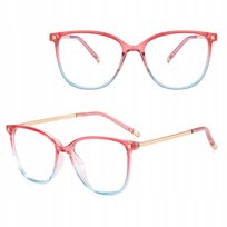 SOLIDNE Damskie Okulary Zerówki do KOMPUTERA Blue Light OPRAWKI