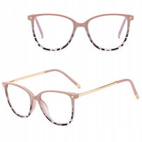 SOLIDNE Damskie Okulary Zerówki do KOMPUTERA Blue Light OPRAWKI