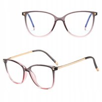 SOLIDNE Damskie Okulary Zerówki do KOMPUTERA Blue Light OPRAWKI