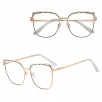 SOLIDNE Damskie Okulary Zerówki do KOMPUTERA Blue Light OPRAWKI Teleskopy