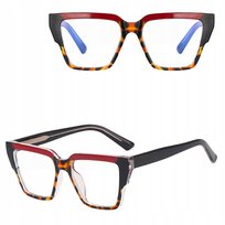 SOLIDNE Damskie Okulary Zerówki do KOMPUTERA Blue Light OPRAWKI Teleskopy