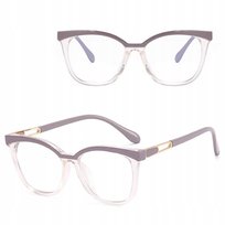 SOLIDNE Damskie Okulary Zerówki do KOMPUTERA Blue Light OPRAWKI Teleskopy