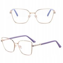 SOLIDNE Damskie Okulary Zerówki do KOMPUTERA Blue Light OPRAWKI Teleskopy