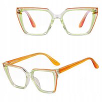 SOLIDNE Damskie Okulary Zerówki do KOMPUTERA Blue Light OPRAWKI Teleskopy