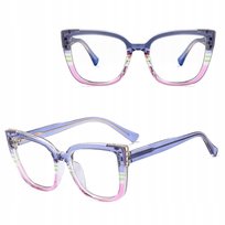 SOLIDNE Damskie Okulary Zerówki do KOMPUTERA Blue Light OPRAWKI Teleskopy