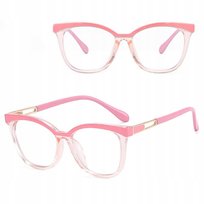 SOLIDNE Damskie Okulary Zerówki do KOMPUTERA Blue Light OPRAWKI Teleskopy