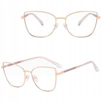 SOLIDNE Damskie Okulary Zerówki do KOMPUTERA Blue Light OPRAWKI Teleskopy