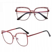 SOLIDNE Damskie Okulary Zerówki do KOMPUTERA Blue Light OPRAWKI Teleskopy