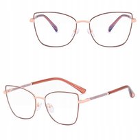 SOLIDNE Damskie Okulary Zerówki do KOMPUTERA Blue Light OPRAWKI Teleskopy