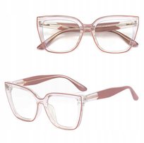 SOLIDNE Damskie Okulary Zerówki do KOMPUTERA Blue Light OPRAWKI Teleskopy