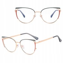 SOLIDNE Damskie Okulary Zerówki do KOMPUTERA Blue Light OPRAWKI Teleskopy