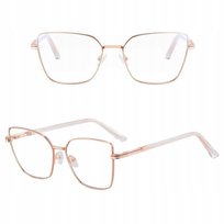 SOLIDNE Damskie Okulary Zerówki do KOMPUTERA Blue Light OPRAWKI Teleskopy