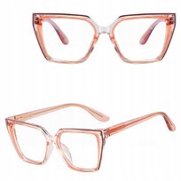 SOLIDNE Damskie Okulary Zerówki do KOMPUTERA Blue Light OPRAWKI Teleskopy