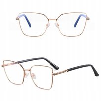 SOLIDNE Damskie Okulary Zerówki do KOMPUTERA Blue Light OPRAWKI Teleskopy