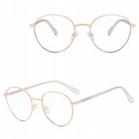 SOLIDNE Damskie Okulary Zerówki do KOMPUTERA Blue Light OPRAWKI Teleskopy