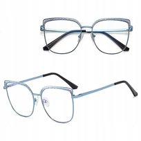 SOLIDNE Damskie Okulary Zerówki do KOMPUTERA Blue Light OPRAWKI Teleskopy