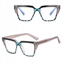 SOLIDNE Damskie Okulary Zerówki do KOMPUTERA Blue Light OPRAWKI Teleskopy