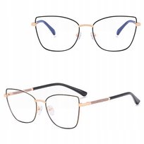 SOLIDNE Damskie Okulary Zerówki do KOMPUTERA Blue Light OPRAWKI Teleskopy