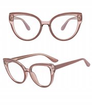 SOLIDNE Damskie Okulary Zerówki do KOMPUTERA Blue Light UV OPRAWKI Flexy