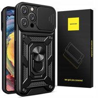 Solidne Etui Case PANCERNE Spacecase Camring Futerał Ring iPhone 15 Pro