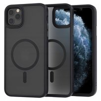 Solidne Etui PANCERNE do Magsafe Hybrid Mag Case Obudowa do iPhone 11 Pro Max black Spacecase