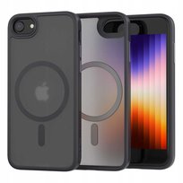 Solidne Etui PANCERNE do Magsafe Hybrid Mag Case Obudowa do iPhone 7/8/SE black Spacecase