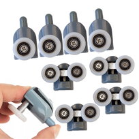 Solidne rolki do kabiny prysznicowej kołka uniwersalny duży zestaw 8 sztuk