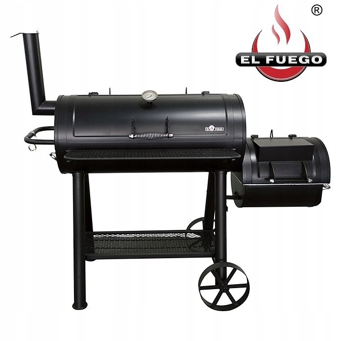 Inny producent Inny Producent Solidny Grill Węglowy El Fuego Buffalo Żeliwny Ruszt 118X30cm 58Kg Wędzarka