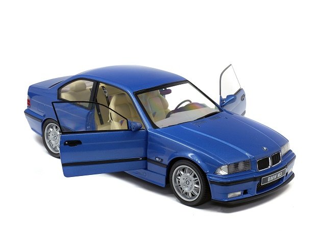 Фото - Машинка Solido Bmw M3 Coupe E36 1990 Estoril Blue 1:18 1803901 