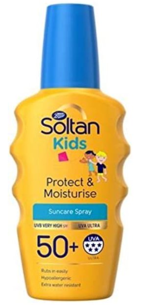 Soltan, Kids Protect & Moisturise Suncare Spray SPF50+, 200ml | Sklep ...