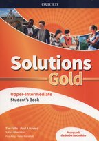 Solutions Gold Upper-Intermediate. Język angielski. Podręcznik. Liceum i technikum Davies Paul A., Falla Tim