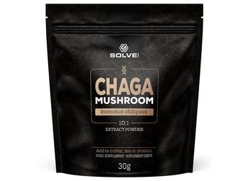 SolveLabs Chaga (Błyskoporek Podkorowy) 10:1 Mushroom Powder 30g - Solve Labs