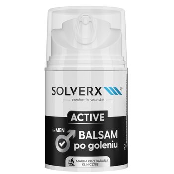 Solverx, Active, Balsam po goleniu dla mężczyzn, 50 ml - SOLVERX
