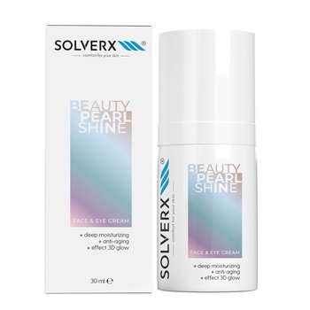 SOLVERX, Beauty Pearl Shine, Krem do twarzy i pod oczy, 30ml - SOLVERX