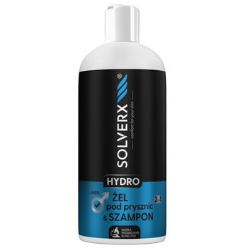 Solverx, Hydro, Żel pod prysznic i szampon 2w1 dla mężczyzn, 400 ml - SOLVERX