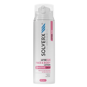 SOLVERX, Sensitive Skin After Sun łagodzący balsam do twarzy i ciała, 200ml - SOLVERX