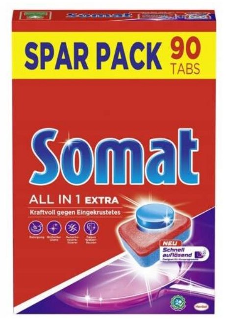 Somat All-in-1 Extra Tabletki do zmywarki 90 szt - Somat | Sklep EMPIK.COM