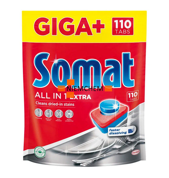 Somat All in 1 Extra Tabletki do Zmywarki Giga+ 110szt - Somat PL ...