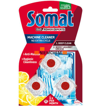 Somat Czyścik do Zmywarki Lemon Tabletki 3szt - Somat