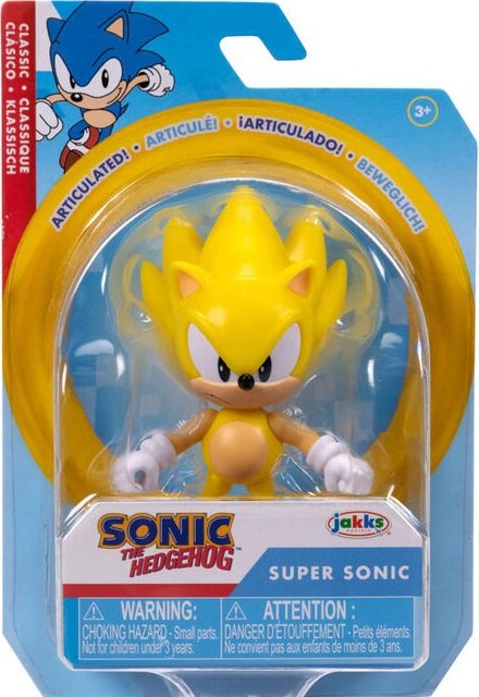 【AS SUPER SONIC】
ドレープスカート風ワイドパンツ Sonic Figurka Super Sonic Sega Jakks Pacific 7Cm - Jakks
