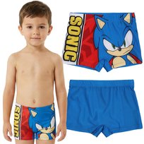 SONIC Kąpielówki dla chłopca NA BASEN, bokserki kąpielowe, plażowe SZYBKOSCHNĄCE OEKO-TEX 8-9 lat 128-134 cm Sonic the Hedgehog