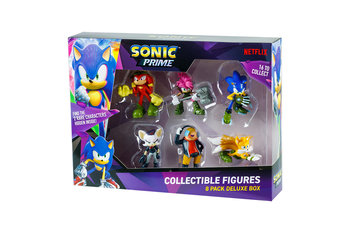 SONIC PRIME, Zestaw 8 Figurek, Deluxe Box, Mix - SONIC PRIME