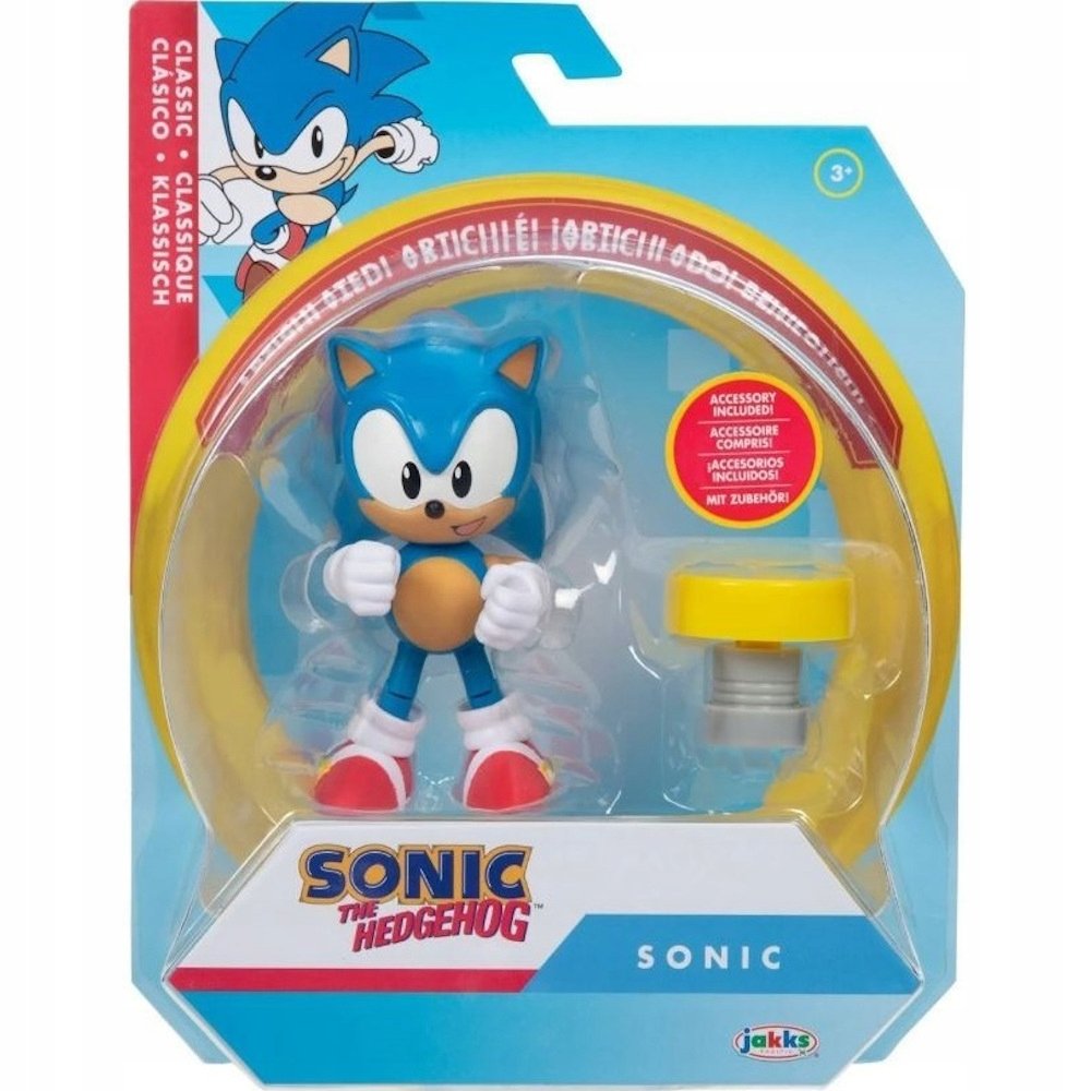 Zdjęcia - Figurka / zabawka transformująca Jakks Sonic The Hedgehog Classic Sonic 10Cm + Wyskocznia 