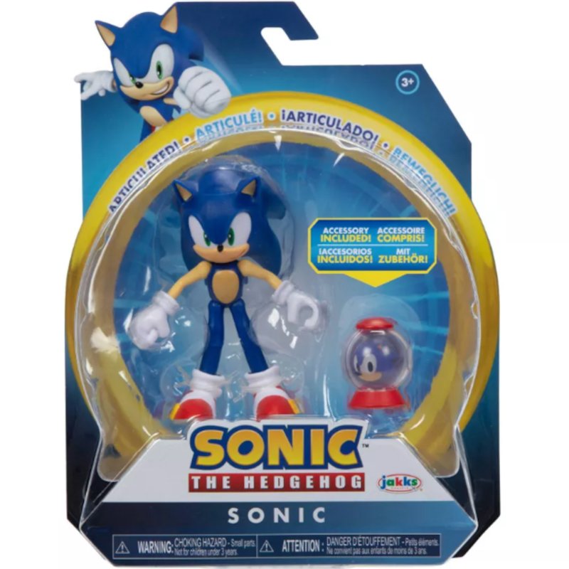 Zdjęcia - Figurka / zabawka transformująca Jakks Sonic The Hedgehog Ruchoma Figurka Sonic 10Cm 
