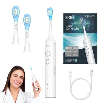 Soniczna szczoteczka do zębów Teesa Sonic Elite biała - TEESA